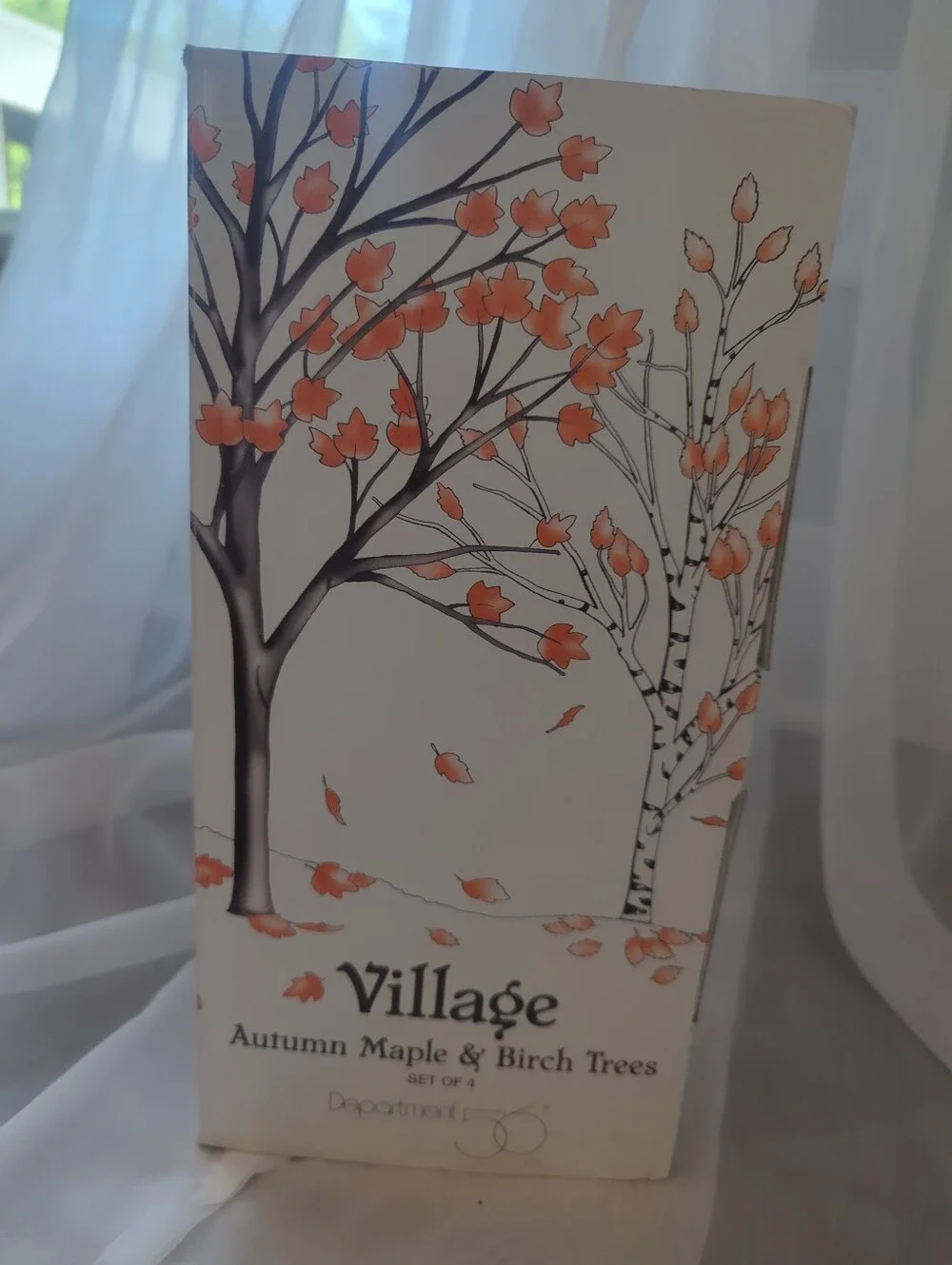 Department 56 Autumn Maple & Birch Trees